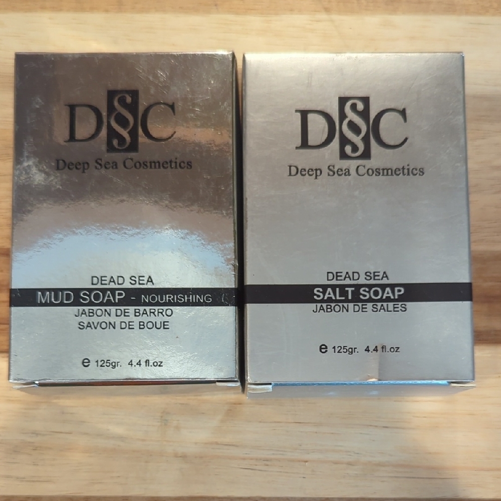 Silver Mud and Salt Soap Set